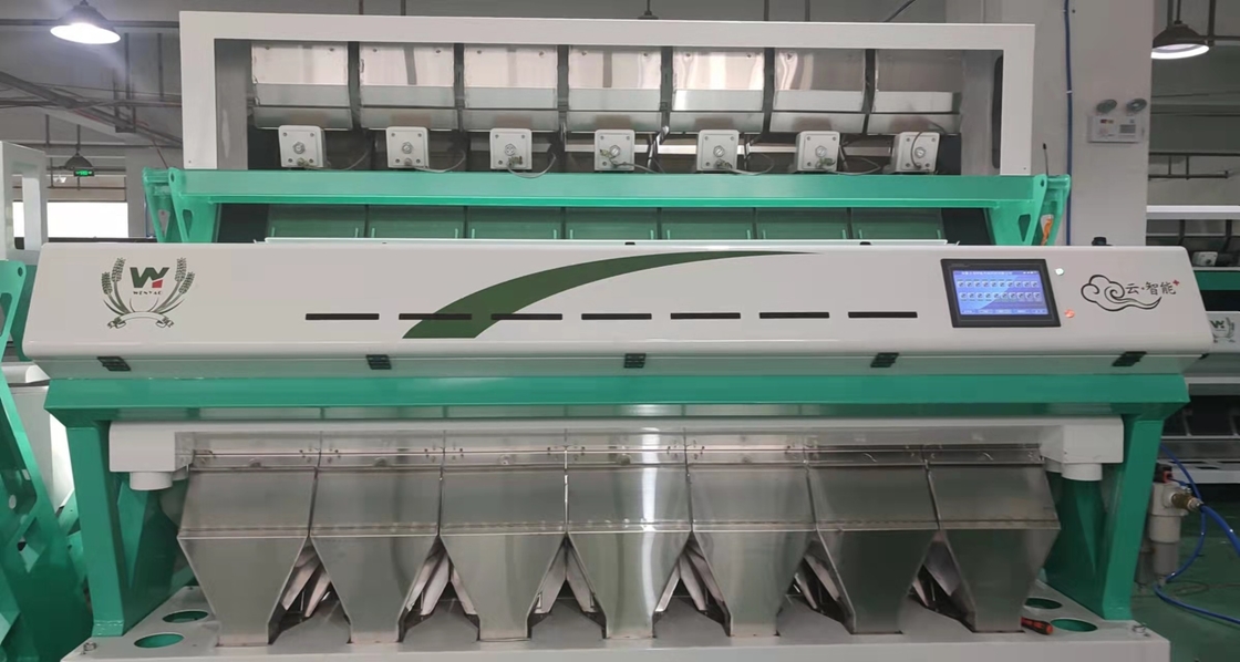Pp.-PVC-PET-HAUSTIER-ABS-HDPE-LDPE-Plastikflocken optischer CCD-Farbsortierer intelligent