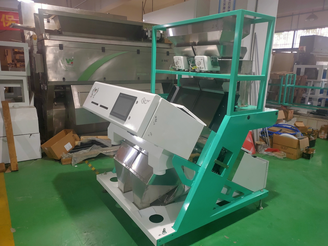 Vibrator-Kräuterfarbsortierer-Maschine Digital 2 Rutsche4 mit CD-Kamera
