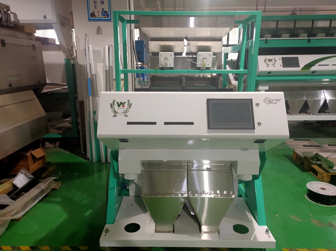 Vibrator-Kräuterfarbsortierer-Maschine Digital 2 Rutsche4 mit CD-Kamera