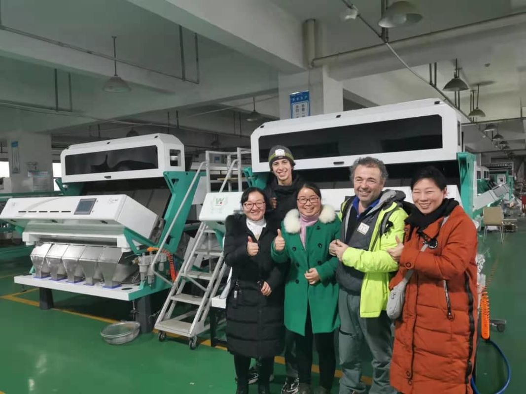 Wenyao Hochgenauigkeit Farbsorter Bohnen Getreide Getreide Weizen Mais Samen Teeknüsse Farbsorter Wifi Fernbedienung