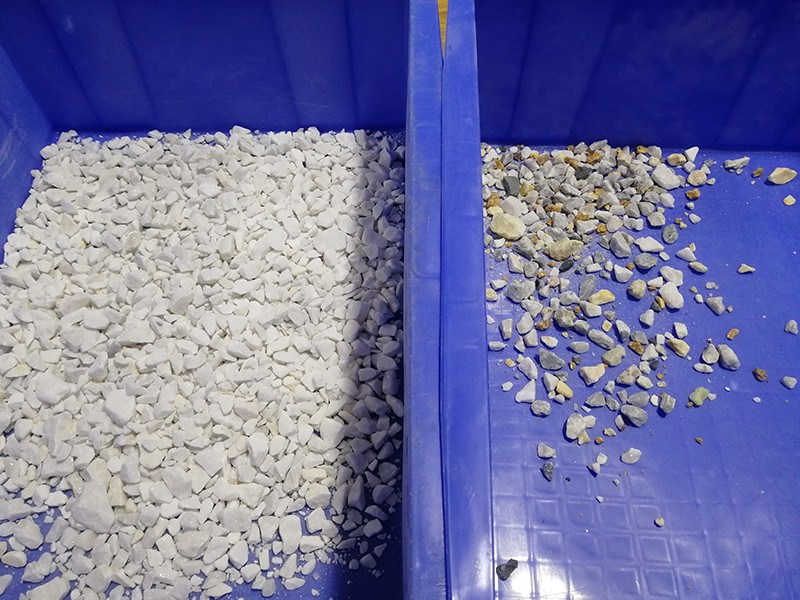 Der CCDoptische zwei Glasmineralsand-Salz CCD-Farbsortierenden Schichten Maschinen-WENYAO