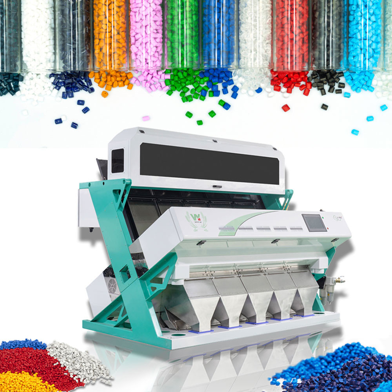 Plastikpartikel-Farbsortierende Maschine pp. aufbereitend, STREICHELN Sie PVC-Farbtrennzeichen-Maschine