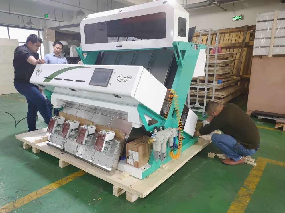 Bauernhof-Gebrauchs-Hafer-Farbsortierer intelligente CCD-Farbsortierende Maschine mit CER Bescheinigung