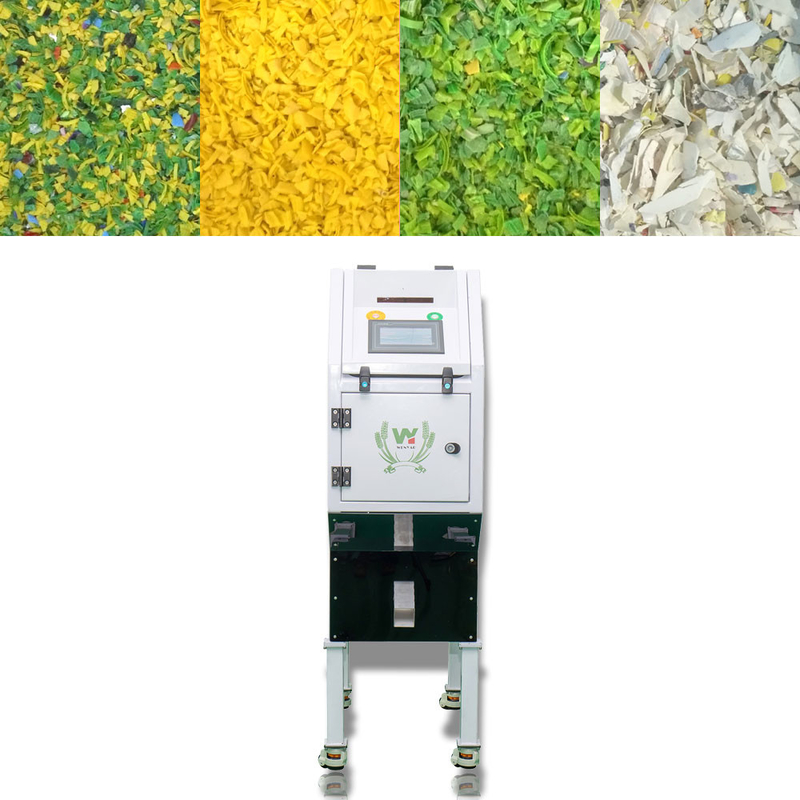 Neue Mini Model Plastic Color Sorter-Maschinen-Plastikflocken färben Sortierer-Maschine