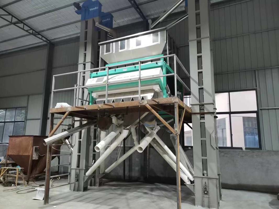 Nuss-Mandel-Rosinen-Farbsortierer-Mini Color Sorting Machine With CCD-Sensor
