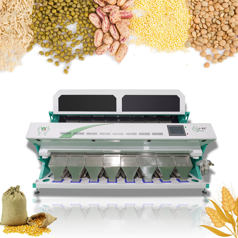Hot new 8 Chute CCD Farbsorter Beste Verkauf Getreide Farbsorter Maschine Für Reis Farbsortierung