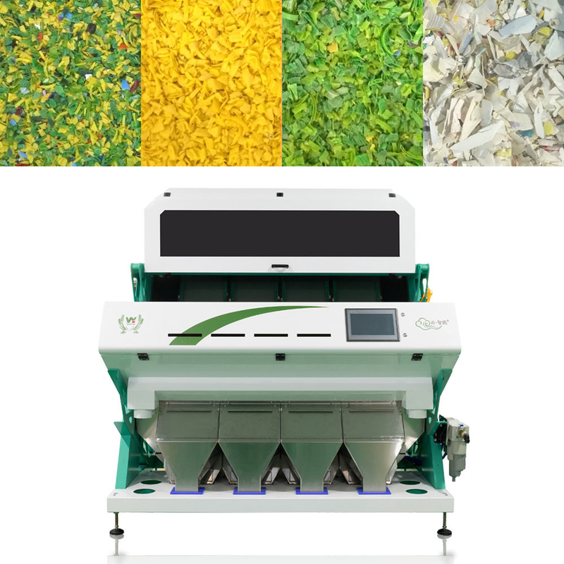 Mehrzweck-Plastik-Glasss-Prozessor Pet Pp Pvc Hdpe Ldpe Kunststoff-Farbsortiermaschinen
