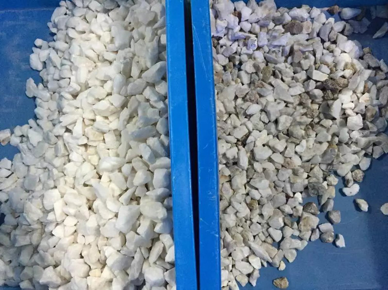 Einlagiges großes Kamera-automatisches Erz-Mineralglasplastikfarbsortierer-Maschine der Breiten-4