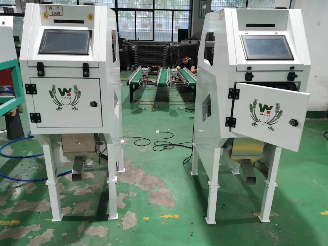 32 Kanäle Haselnuss Farbsortiermaschine Kaffeebohnen Farbsorter 220V