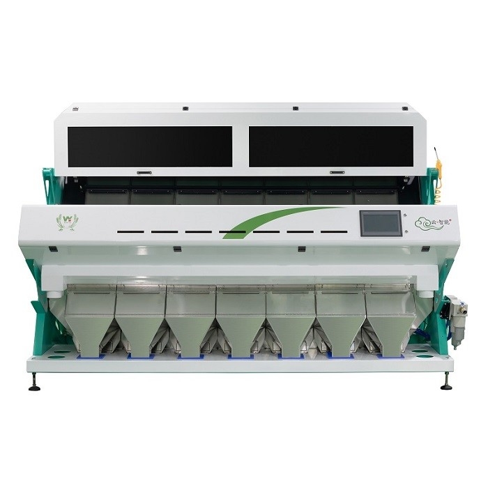 Wenyao CCD RGB Cashewnut Farbe Intelligente Sortiermaschine für Getreidesortierung mit Durchsatz von 5-8 t/h