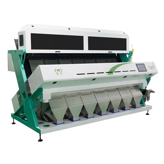 Wenyao CCD RGB Cashewnut Farbe Intelligente Sortiermaschine für Getreidesortierung mit Durchsatz von 5-8 t/h
