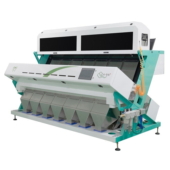 Wenyao CCD RGB Cashewnut Farbe Intelligente Sortiermaschine für Getreidesortierung mit Durchsatz von 5-8 t/h