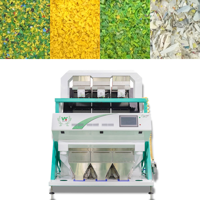 Recycling Optical Plastic Flake Color Sorter für PP PE PVC ABS Flakes
