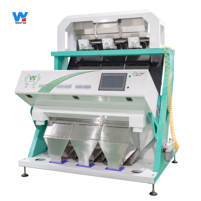 Wenyao 3 Schuppen 192 Kanäle Hohe Kapazität Medicago Ruthenica Samen Farbsortiermaschine Sonnenblumen Samen Farbsorter