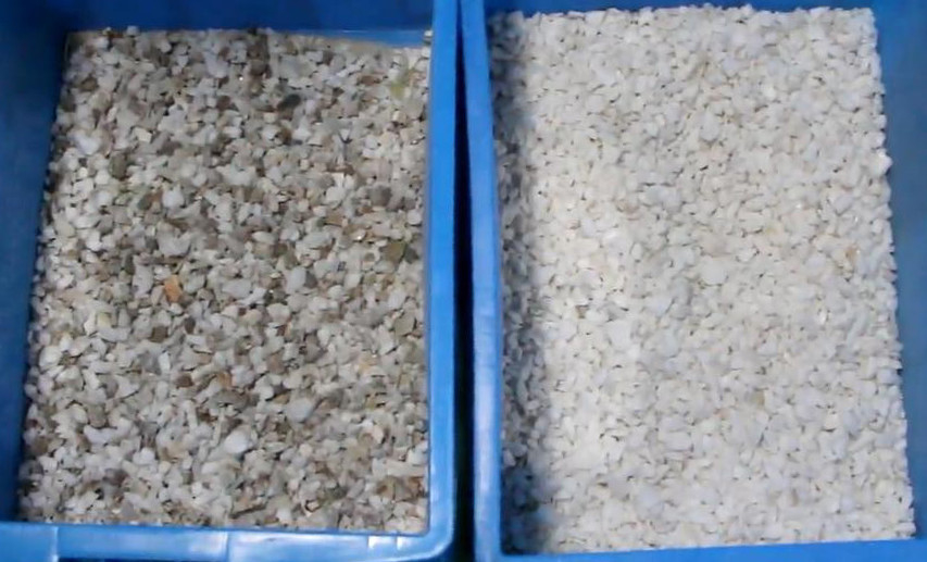 Mineraloptische Farbsortiermaschine für Quarzfeldspar Kaolinbarit