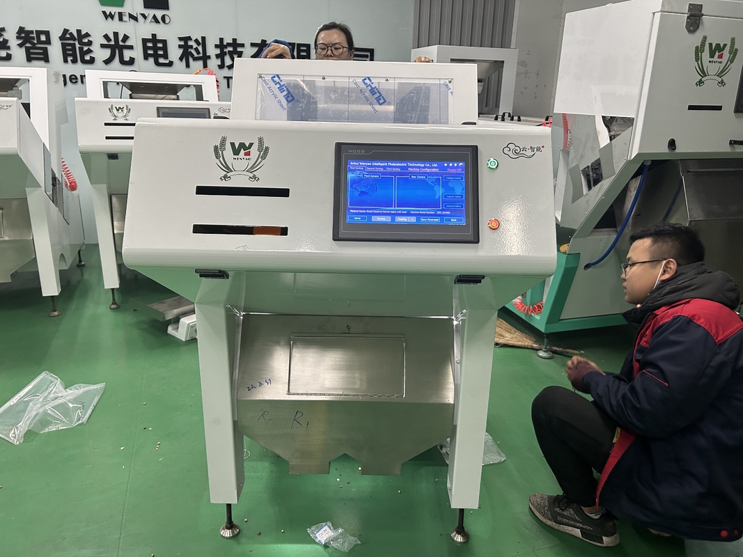 Einfach zu bedienen Kaffeebohnen Farbsorter 400 - 800t / h mit Japan Nikon Lens