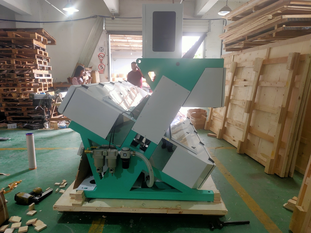 7 Schiebe Trockene Zwiebel Farb Sortiermaschine für Zwiebel Sortierung aus Hefei China