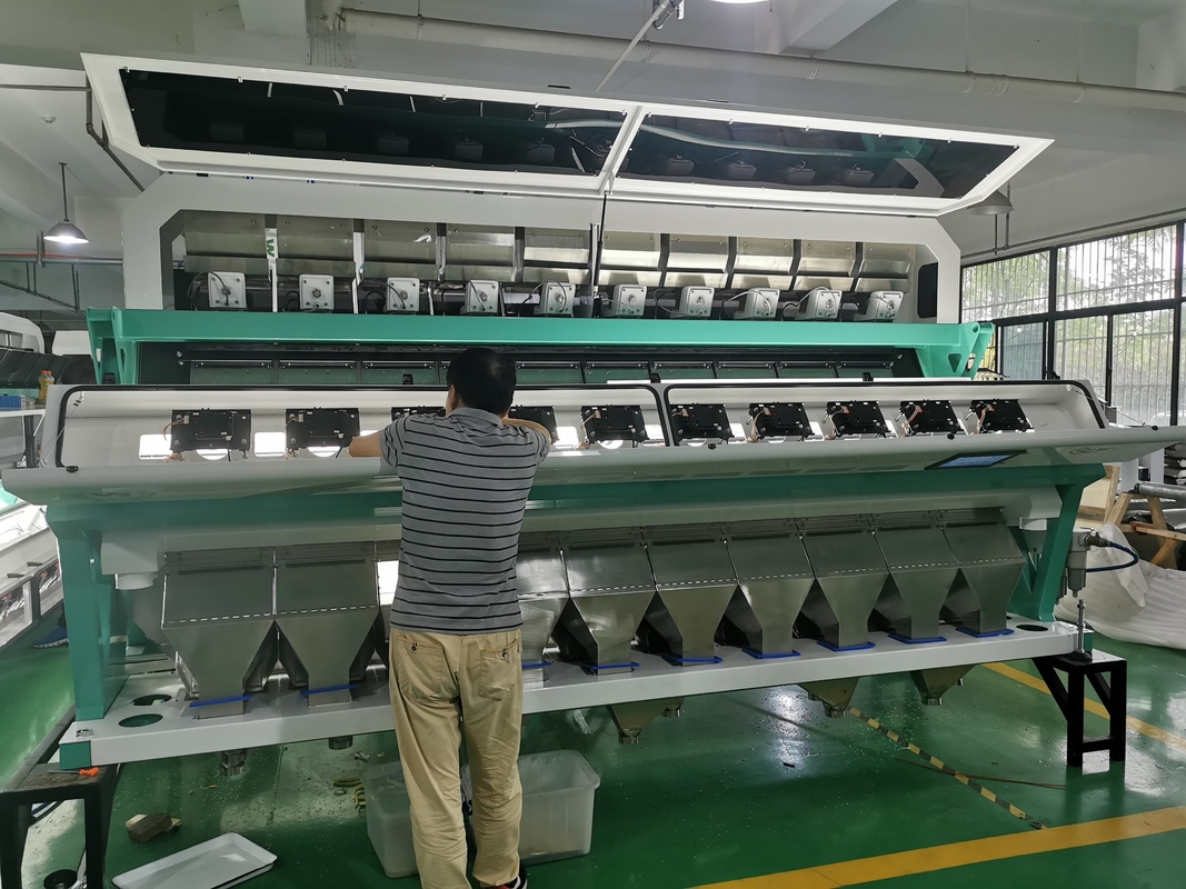 PET-Farbsortiermaschine für die Recyclingindustrie Kunststofffarbsorter PET-Plastiksortiermaschine