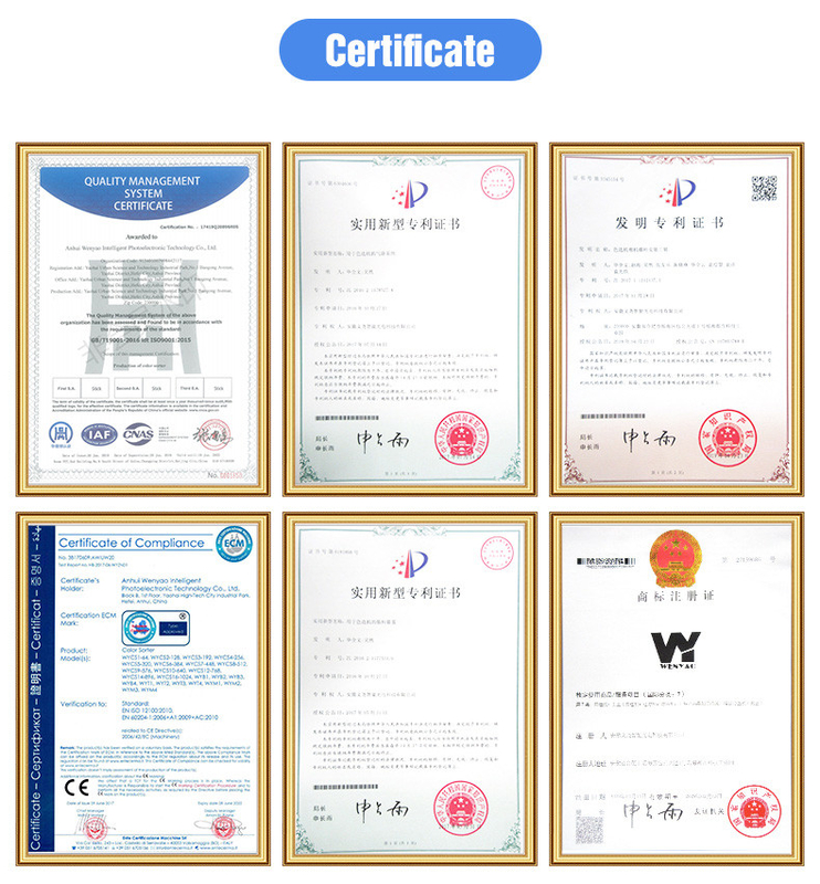 Wenyao Factory Supply Directly Waste, der PVC-PET Plastikflocken-Farbsortierer für Plastik sortierend aufbereitet