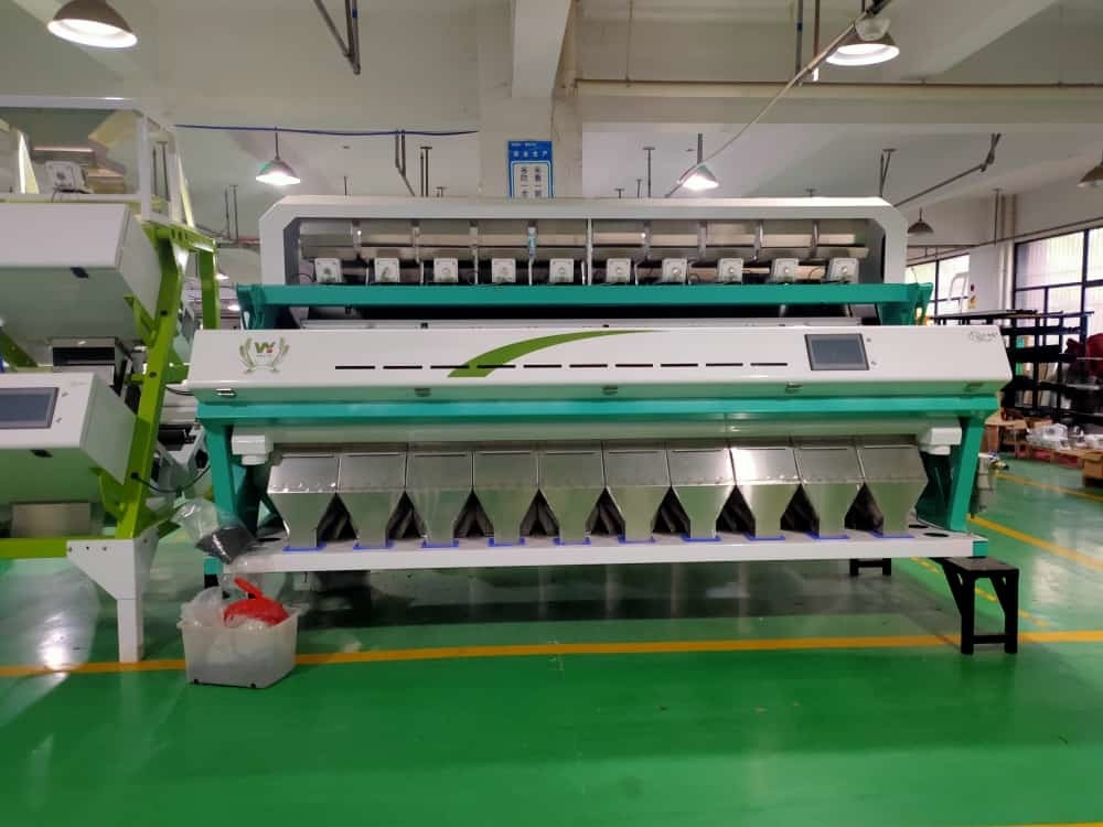 Genauigkeit Wenyao Farbsorter WYCS10-640 Einfache Bedienung 99,9% Präzisionssortierung Chip-Technologie
