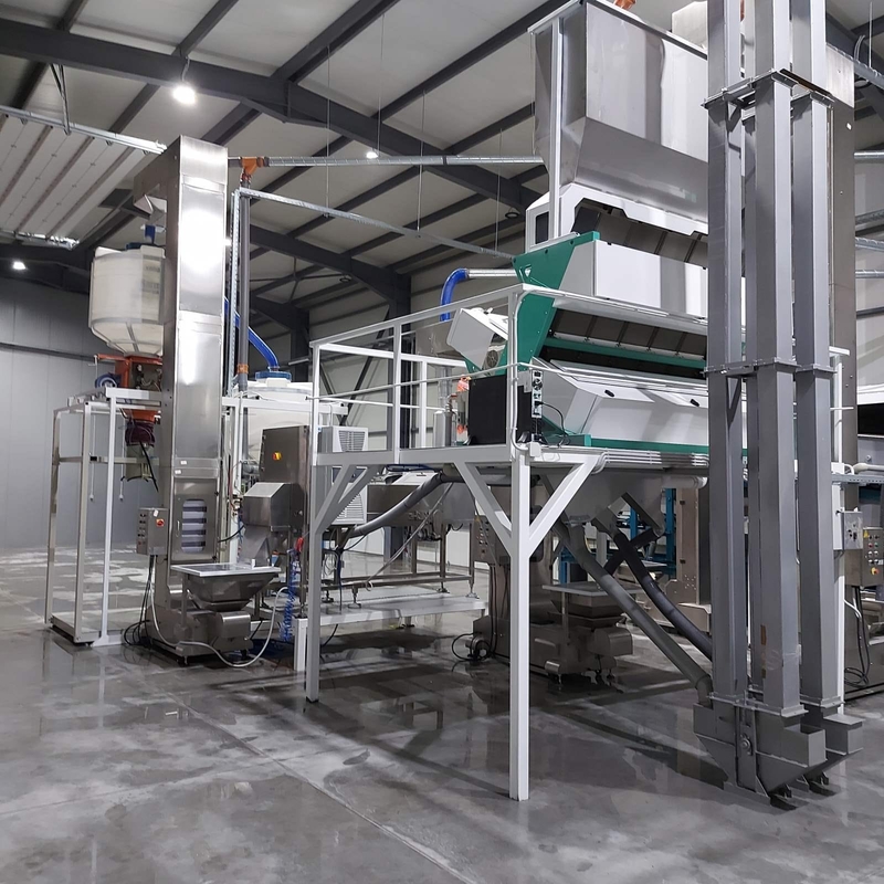 Landwirtschaftliche Verarbeitungsmaschinen Intelligenter optischer Farbsorter zur Beseitigung von Imputationsablehnung