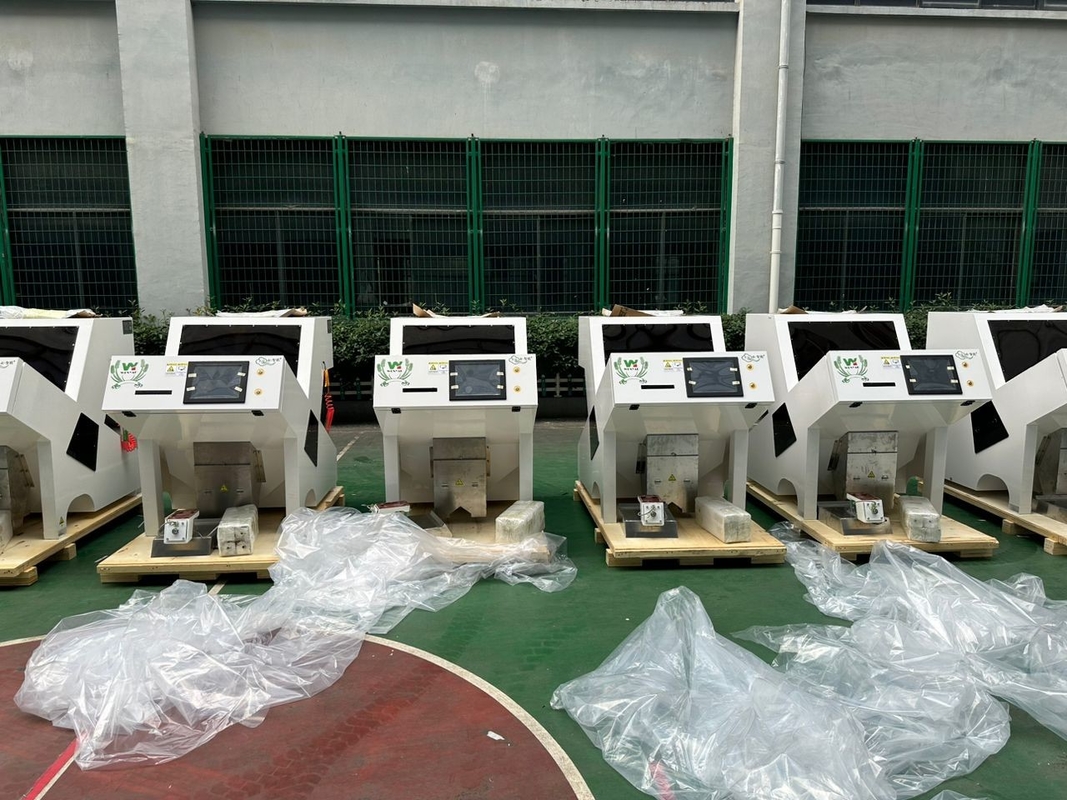 Optische Sortierermaschine Getreide Saatgut Erdnüsse Getreide Optische Farbsortierermaschine CCD RGB Kamera Farbsorter