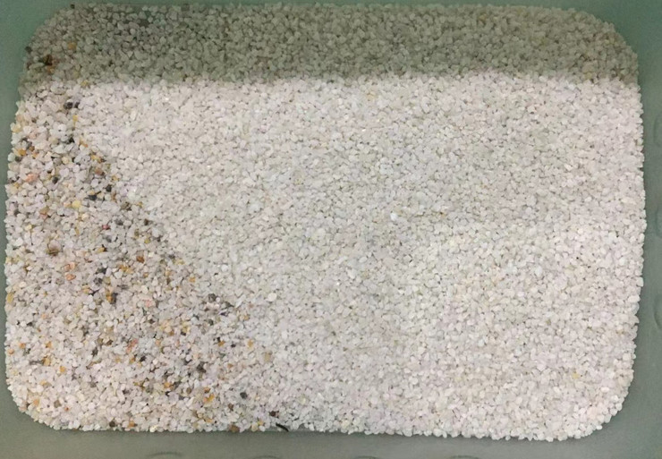 Neueste Software Himalaya Salz Farb Sorter Maschine für die Entfernung von dunkelgelben Fremdstoffen
