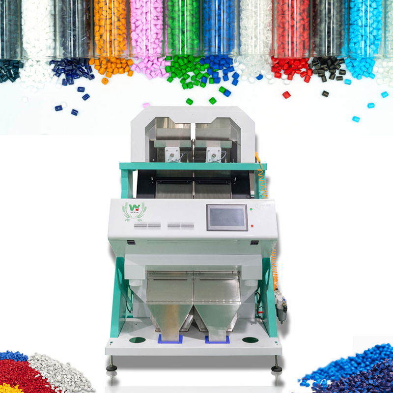 Optische Farbsortiermaschine für Kunststoffe und Lebensmittelverarbeitungsmaschine zur Sortierung von Kunststoffgranulaten für Haustiere, Flocken mit CCD-Sensor
