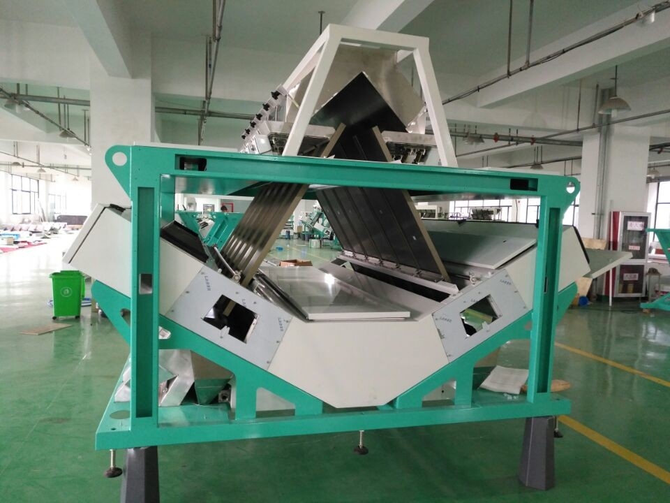 Wenyao 12 Chute Großkapazität Weizenfarbsortiermaschine Automatischer Kornfarbsorter