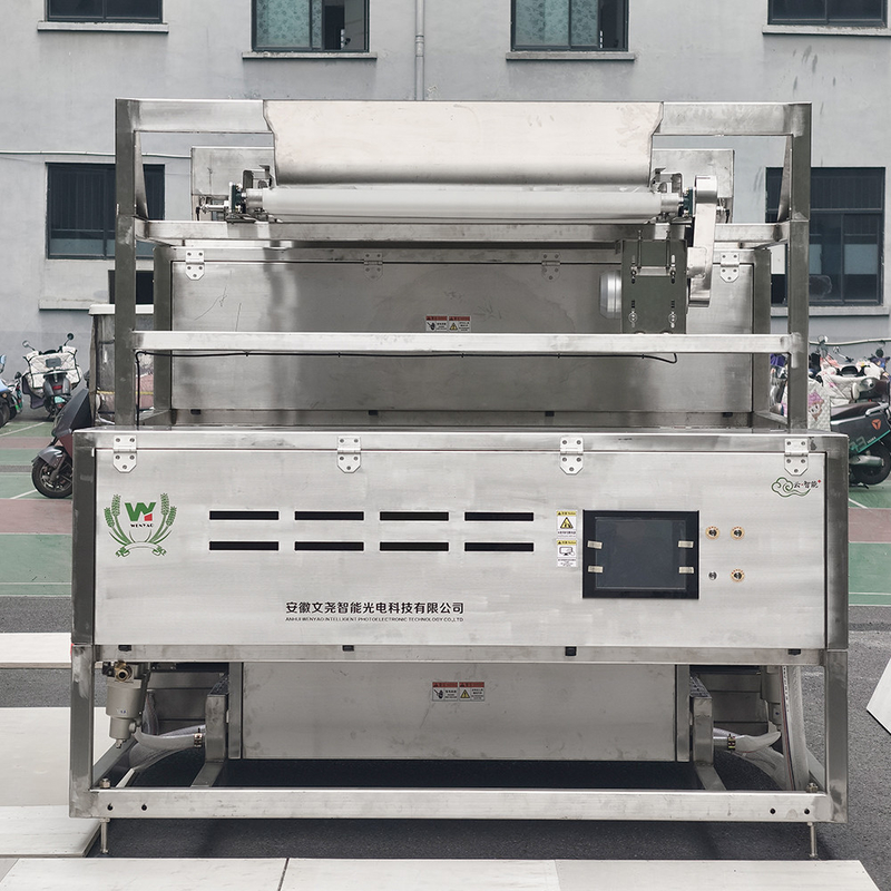 Wenyao Wasserdichtes 304 Edelstahl Hochauflösungs-Nassglas Optische Sortiermaschine Farbsorter für Abfallglas