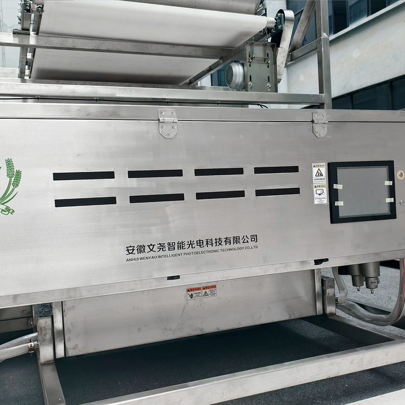 Wenyao Wasserdichtes 304 Edelstahl Hochauflösungs-Nassglas Optische Sortiermaschine Farbsorter für Abfallglas