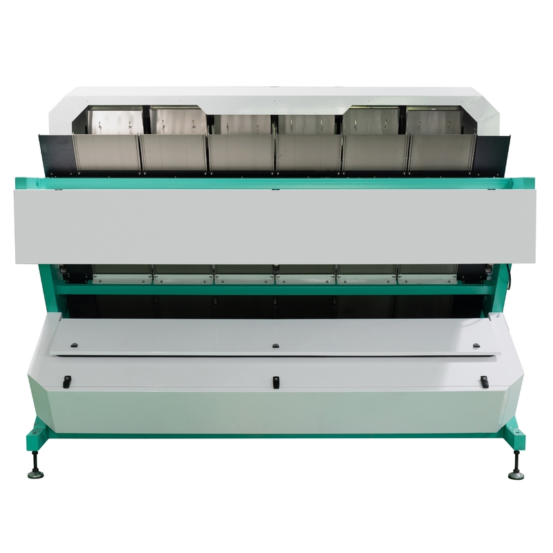 Intelligente 6 Chute Cashew-Nuss Farbsortiermaschine mit Toshiba CCD-Sensor und RGB-Kamera