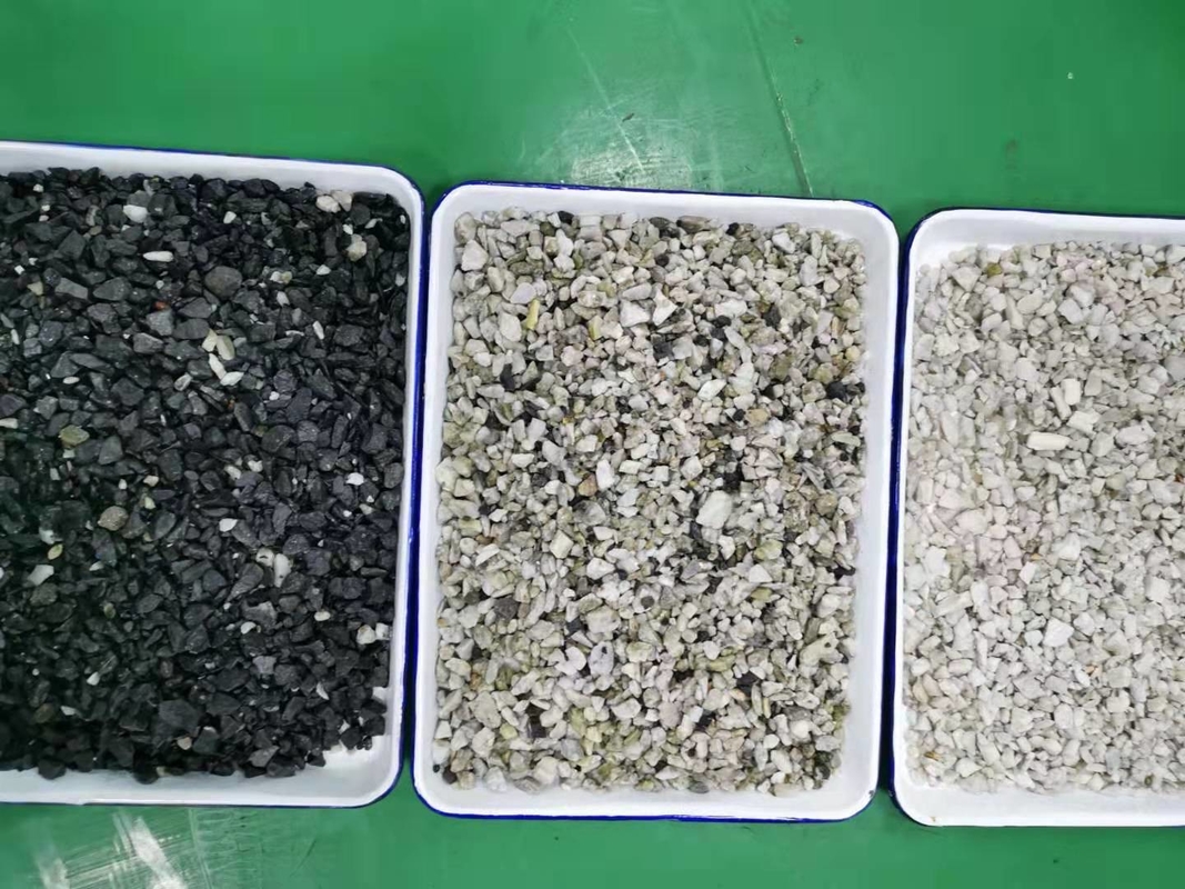 Hochkapazitäts-Wenyao-Doppelschichtgürtel Trockener und nasser Erz Stein Mineralfarben Sortiermaschine mit Ejektor SMC 16-Loch Düsen