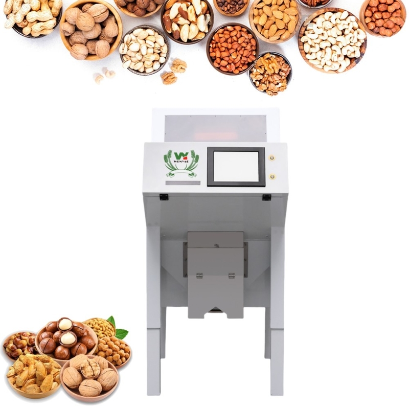 Wenyao Intelligente Schiebe-Stil Nuss Schalen und Kernel Trennmaschine Nuss Farb Sorter Maschine 64 Kanäle