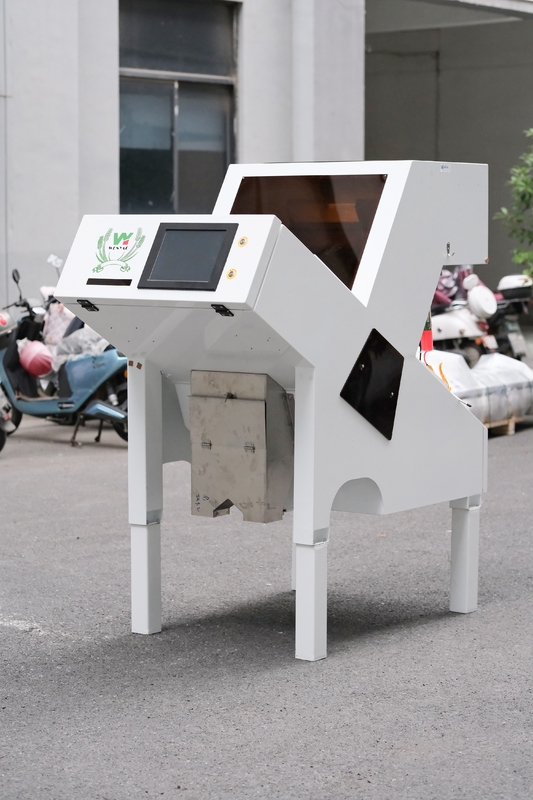 WENYAO Mini-Schuhe Dehydrierte Früchte Optische Sortiermaschine Getrocknete Aprikosen Pfirsich Äpfel Farbsorter Stängel entfernen Stamm Schimmel