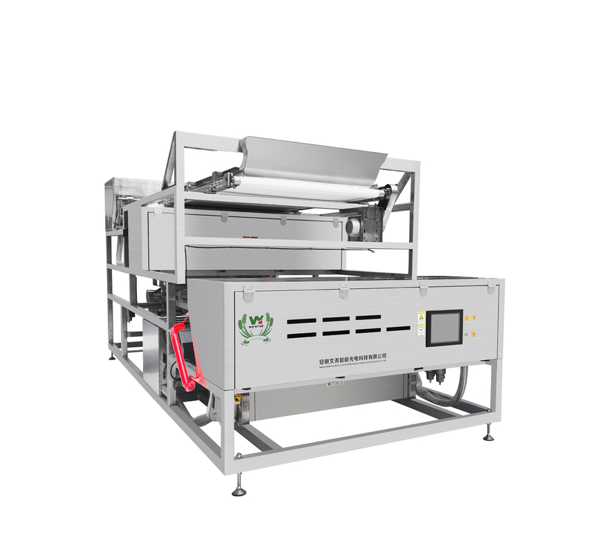 1200mm Band Wasserdichte Edelstahl Juniper Farbsortiermaschine für gefrorene Erdbeeren