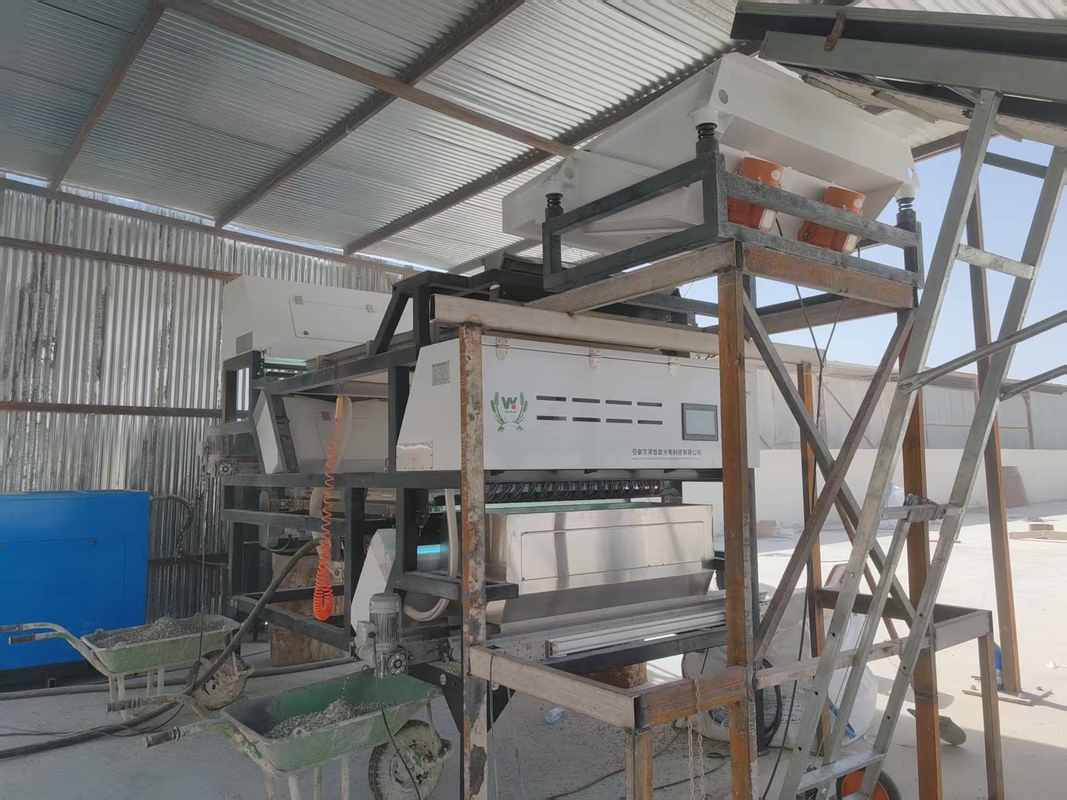 Doppelschichtbrüchige Glasflaschen CCD Farbsorter Glasfarbsorter Sortiermaschine
