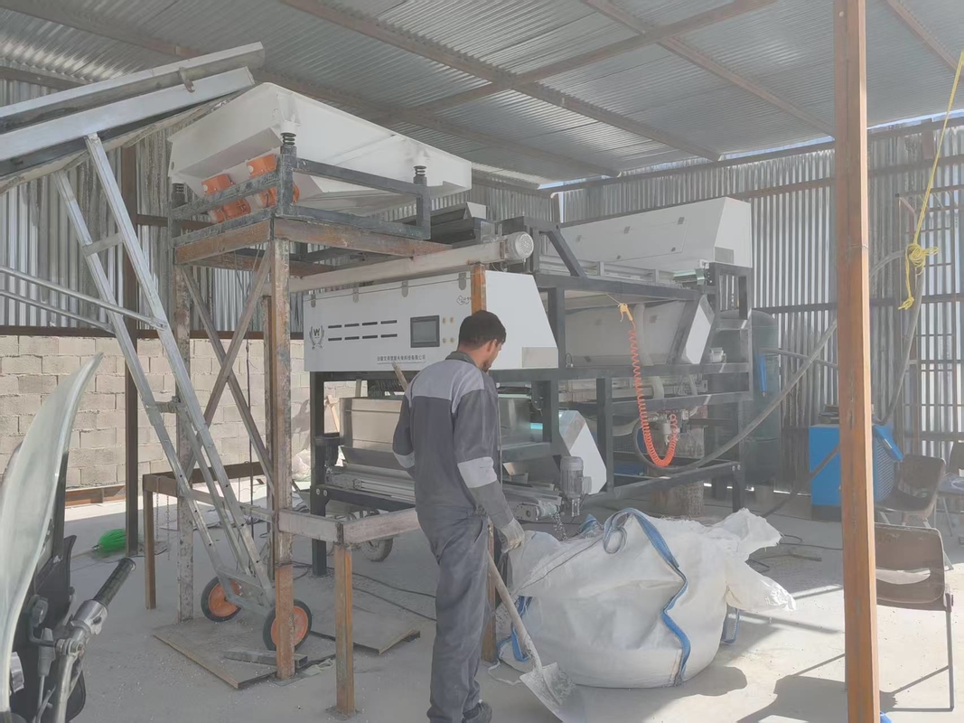 Doppelschichtbrüchige Glasflaschen CCD Farbsorter Glasfarbsorter Sortiermaschine