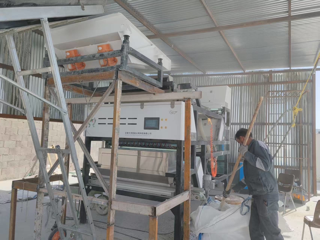 Doppelschichtbrüchige Glasflaschen CCD Farbsorter Glasfarbsorter Sortiermaschine