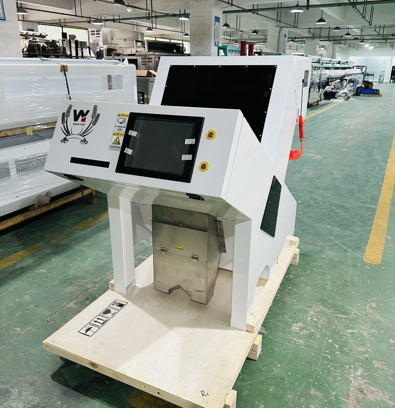 Präzisions-CCD-Kamera Automatische Macadamia-Nuss-Farbsortiermaschine
