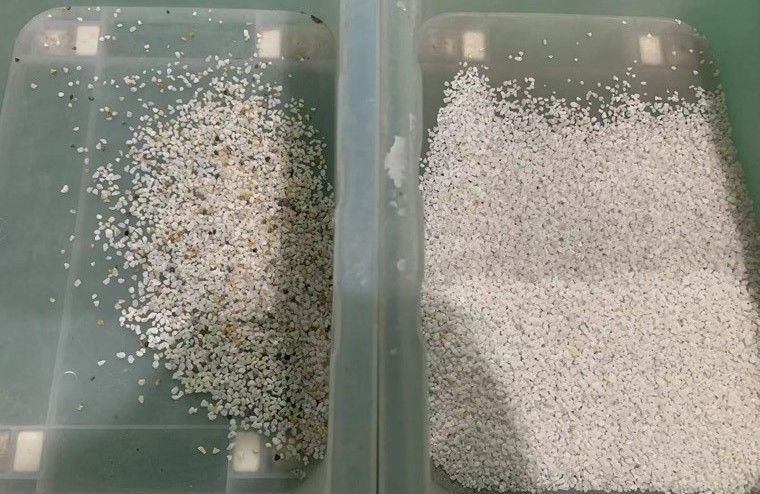 Gürtel Art Quarzstein Kalium Feldspar Kalzit Kalkstein Barit Gesteinsfarb Sorter Erz Farb Sorter