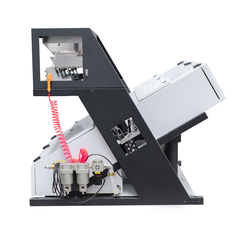 WENYAO 2 transportiert vollautomatische Plastikdie artikel-Farbsortierende Maschine auf einer Rutschbahn, die in Brasilien populär ist