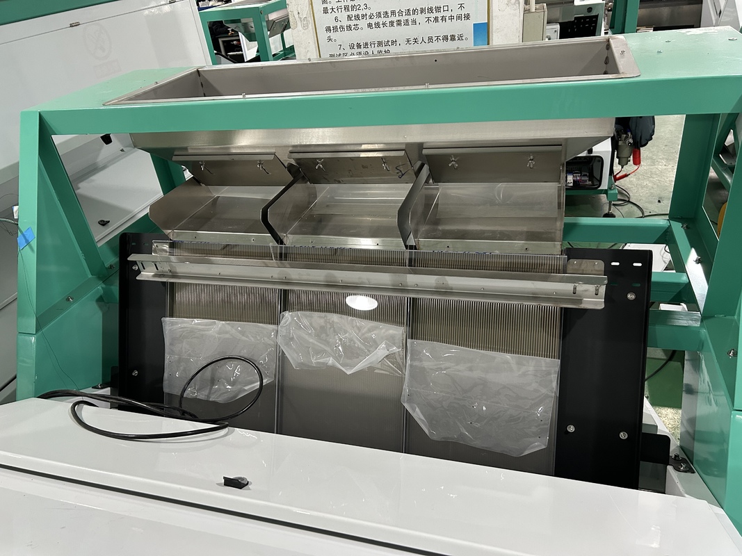 Industriemaschinen Lebensmittel und Getränke Maschinen Farbsorter WENYAO 3 Schuppen Optischer Farbsorter Kürbis Koriander Samen Gras Samen Farbsortiermaschine