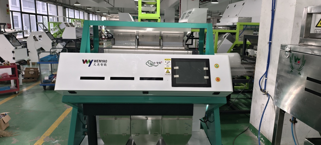 Industriemaschinen Lebensmittel und Getränke Maschinen Farbsorter WENYAO 3 Schuppen Optischer Farbsorter Kürbis Koriander Samen Gras Samen Farbsortiermaschine