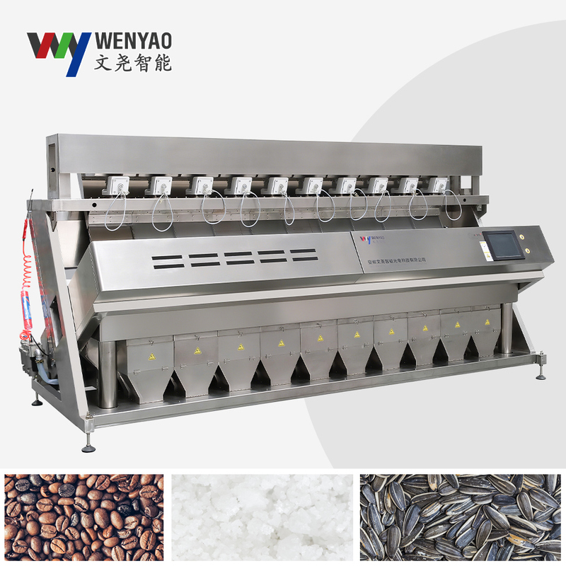 WENYAO Metallfarbsortierer mit 128 Kanälen, 1-10mm Sortiergröße und 10 Ausgängen für hocheffizientes Metallrecycling