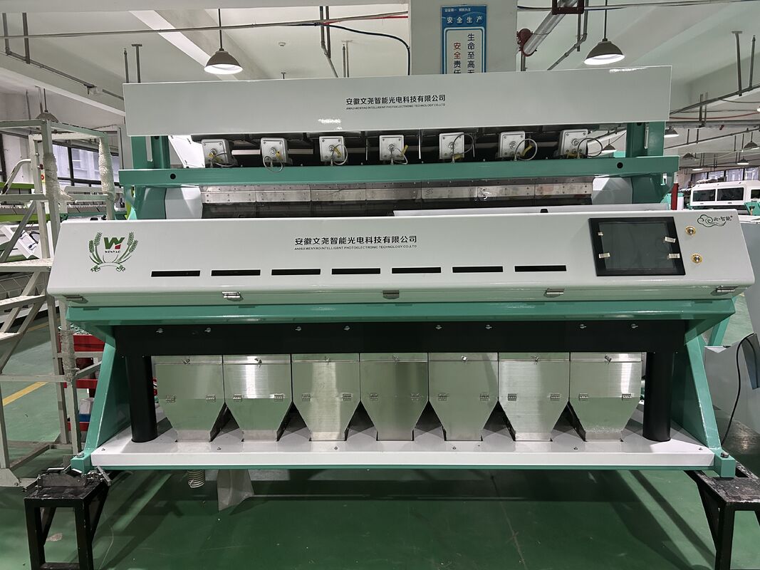7 Schiebe CCD Getreide Nuss Bohnen Cashew Nuss Farb Sorter RGB Reis Farb Sortiermaschine