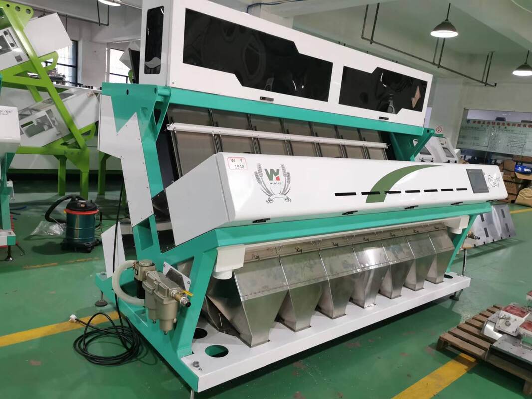 7 Schiebe CCD Getreide Nuss Bohnen Cashew Nuss Farb Sorter RGB Reis Farb Sortiermaschine