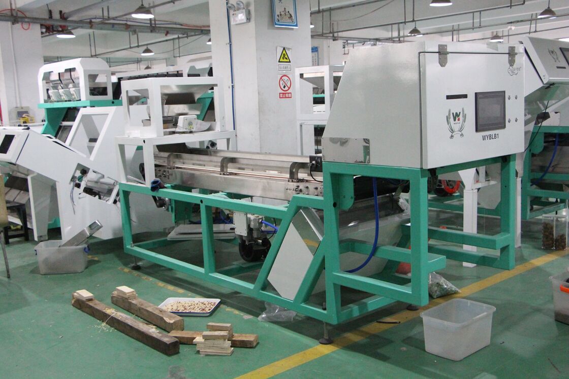 Wenyao Automatischer Nusssorter mit TOSHIBA CCD Sensor, Edelstahl 304 Food Grade Hopper und Wifi Fernbedienung für hocheffiziente Nusssortierung