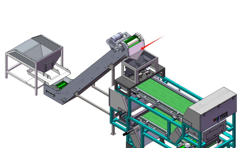 Wenyao 2025 Hochpräzision Neues Intelligentes Doppelgürtel Farb Seife Pod Farb Sorter Maschine mit WIFI Fernbedienung