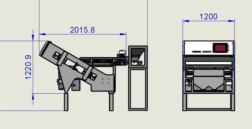 Wenyao 2025 Newest Two Belt Wide Low Speed Anti-breakage Strawberry Blueberry Color Sorter Machine Automatic Coffee Cherry Color Sorting Machine